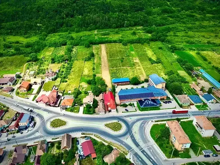 Légifotó a pincészetről